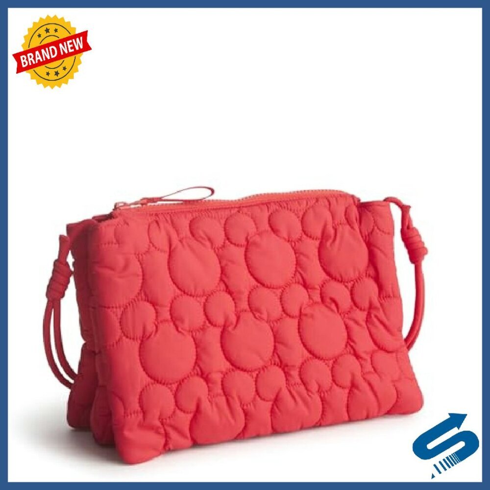 Featherweight Crossbody Bag, 100% Recycled Nylon, 3 Compartments, Adjustable - Picture 2 of 5